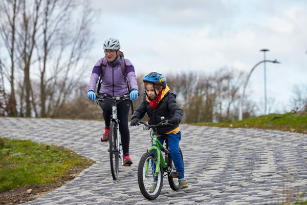 People cycling
