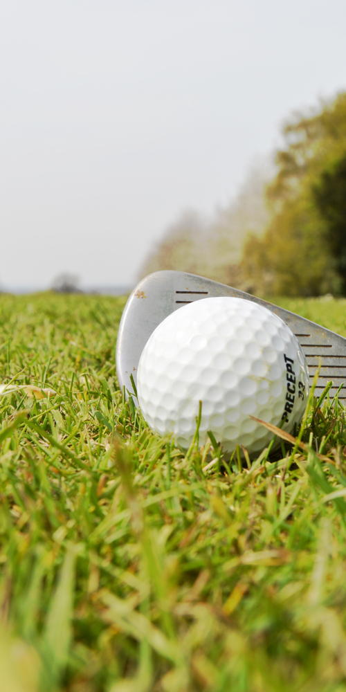 Golf ball and golf club